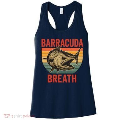 Barracuda Breath Funny Fishing Women's Tank Top