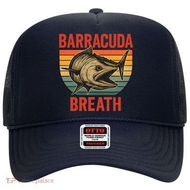 Barracuda Breath Funny Fishing Hat