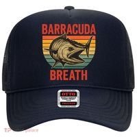 Barracuda Breath Funny Fishing Hat thumb 0