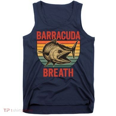 Barracuda Breath Funny Fishing Tank Top