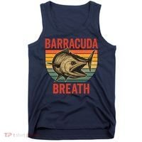 Barracuda Breath Funny Fishing Tank Top thumb 0