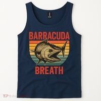 Barracuda Breath Funny Fishing Tank Top thumb 2