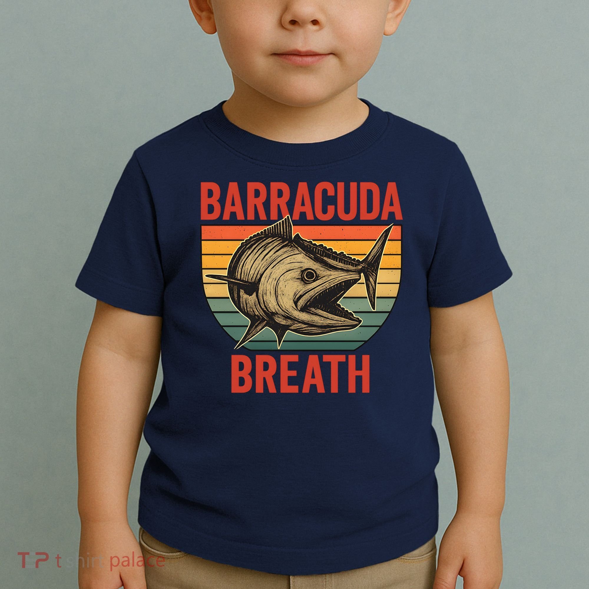 Barracuda Breath Funny Fishing Toddler T-Shirt