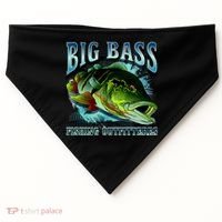 Big Bass Fishing USA-Made Doggie Bandana thumb 0