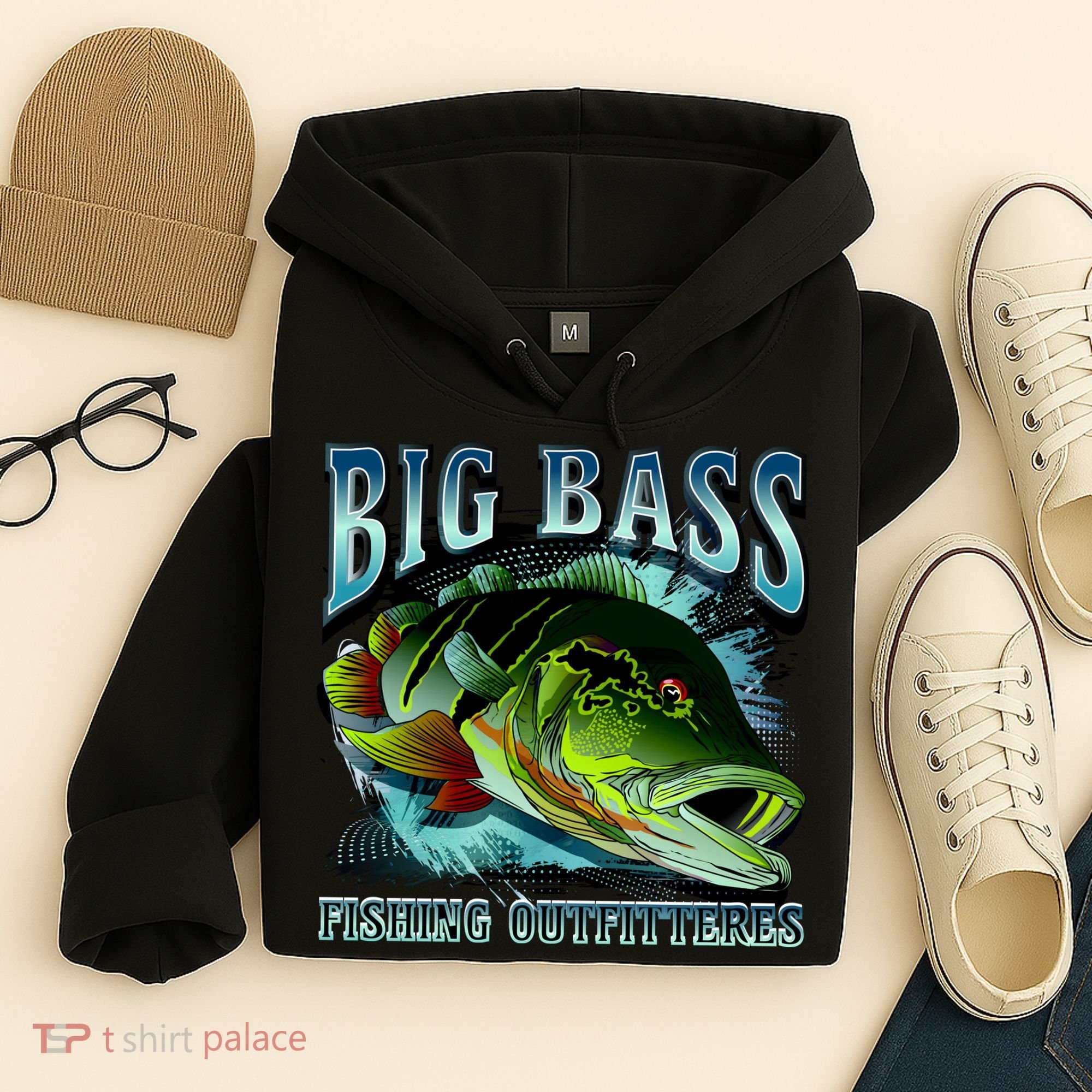 Big Bass Fishing Hoodie