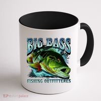 Big Bass Fishing Coffee Mug thumb 1