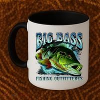 Big Bass Fishing Coffee Mug thumb 2