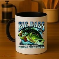 Big Bass Fishing Coffee Mug thumb 4