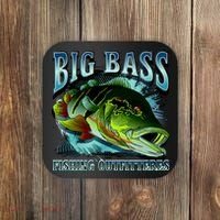 Big Bass Fishing Coaster thumb 0