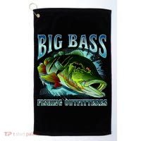 Big Bass Fishing Golf Towel thumb 0