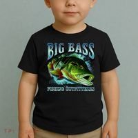 Big Bass Fishing Toddler T-Shirt thumb 2