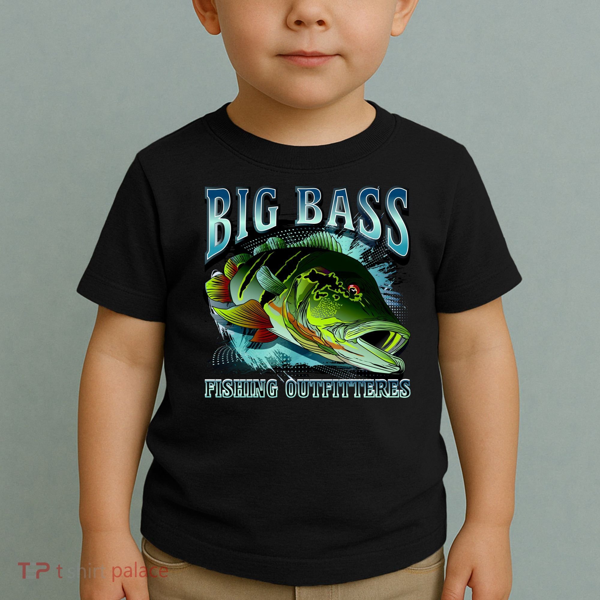Big Bass Fishing Toddler T-Shirt