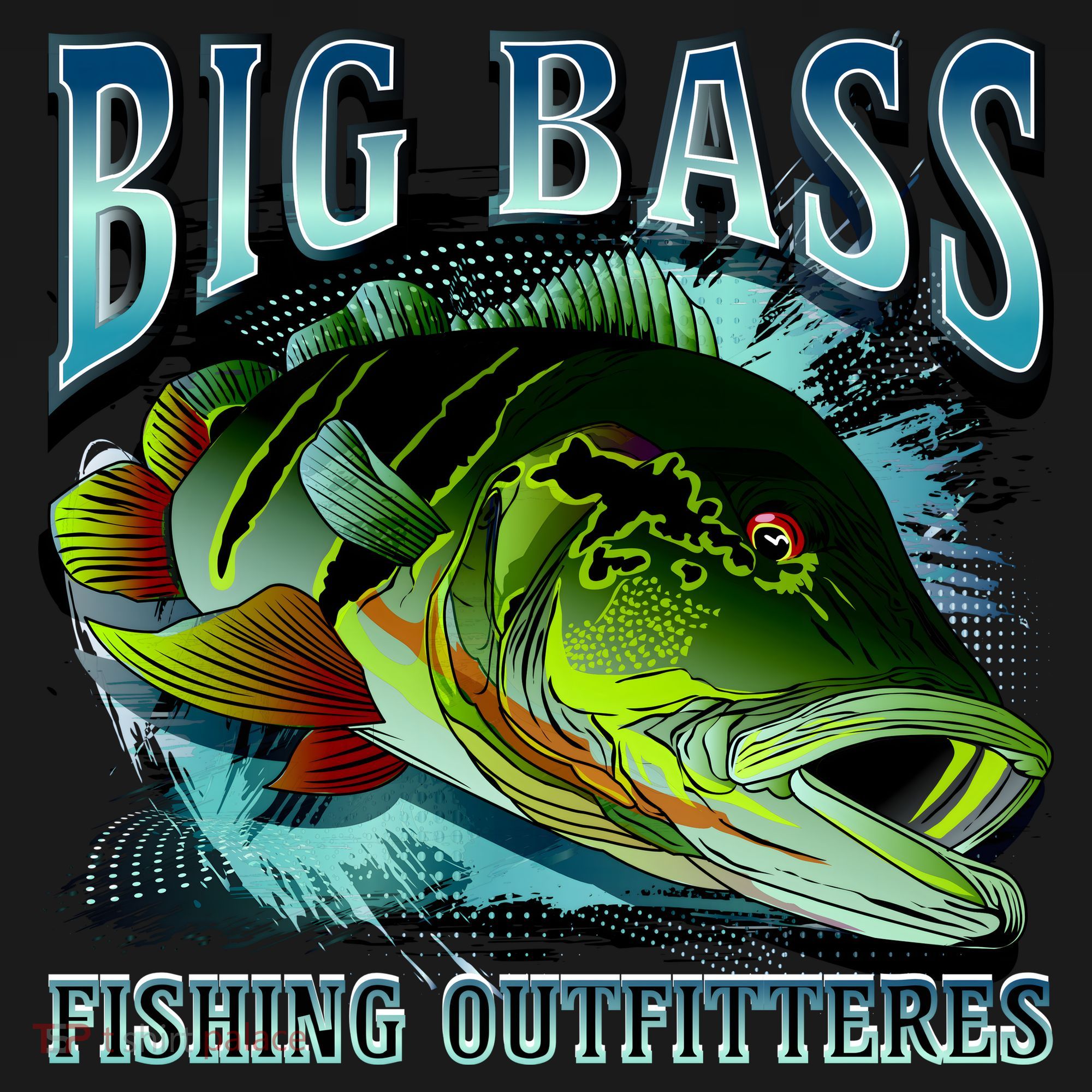 Big Bass Fishing Toddler T-Shirt