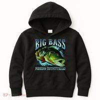 Big Bass Fishing Kids Hoodie thumb 0