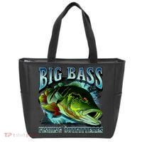 Big Bass Fishing Tote Bag thumb 0
