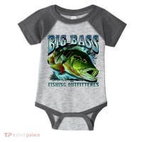 Big Bass Fishing Infant Baby Jersey Bodysuit thumb 0