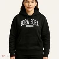 Bora Bora French Polynesia College Hoodie thumb 5
