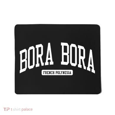 Bora Bora French Polynesia College Mousepad