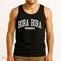 Bora Bora French Polynesia College Tank Top thumb 3