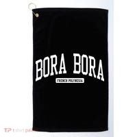 Bora Bora French Polynesia College Golf Towel thumb 0