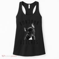 Bonjour Bitches Funny French Bulldog Dog Lover Gift Women's Tank Top thumb 0