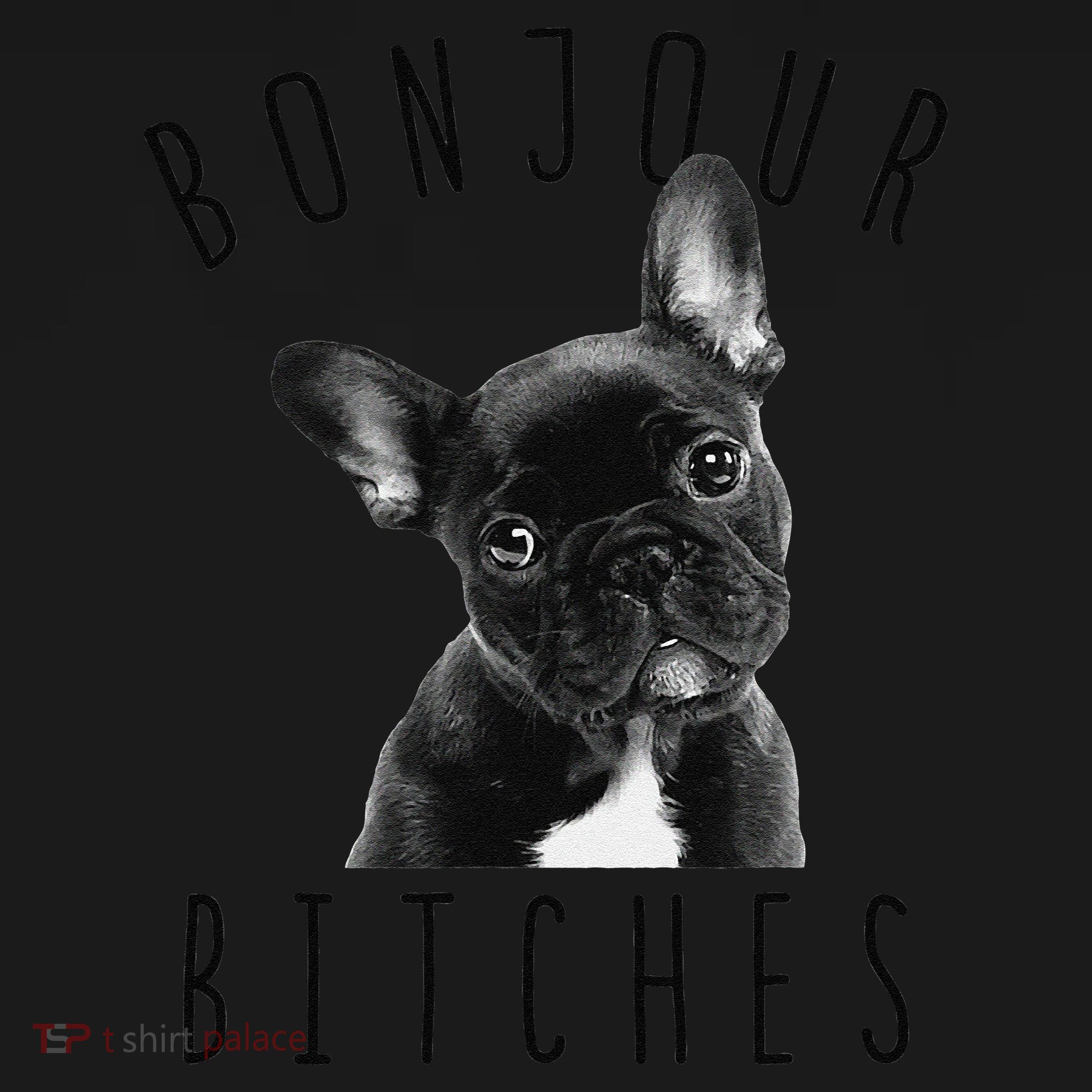 Bonjour Bitches Funny French Bulldog Dog Lover Gift Women's Tank Top