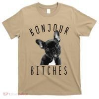 Bonjour Bitches Funny French Bulldog Dog Lover Gift T-Shirt thumb 0