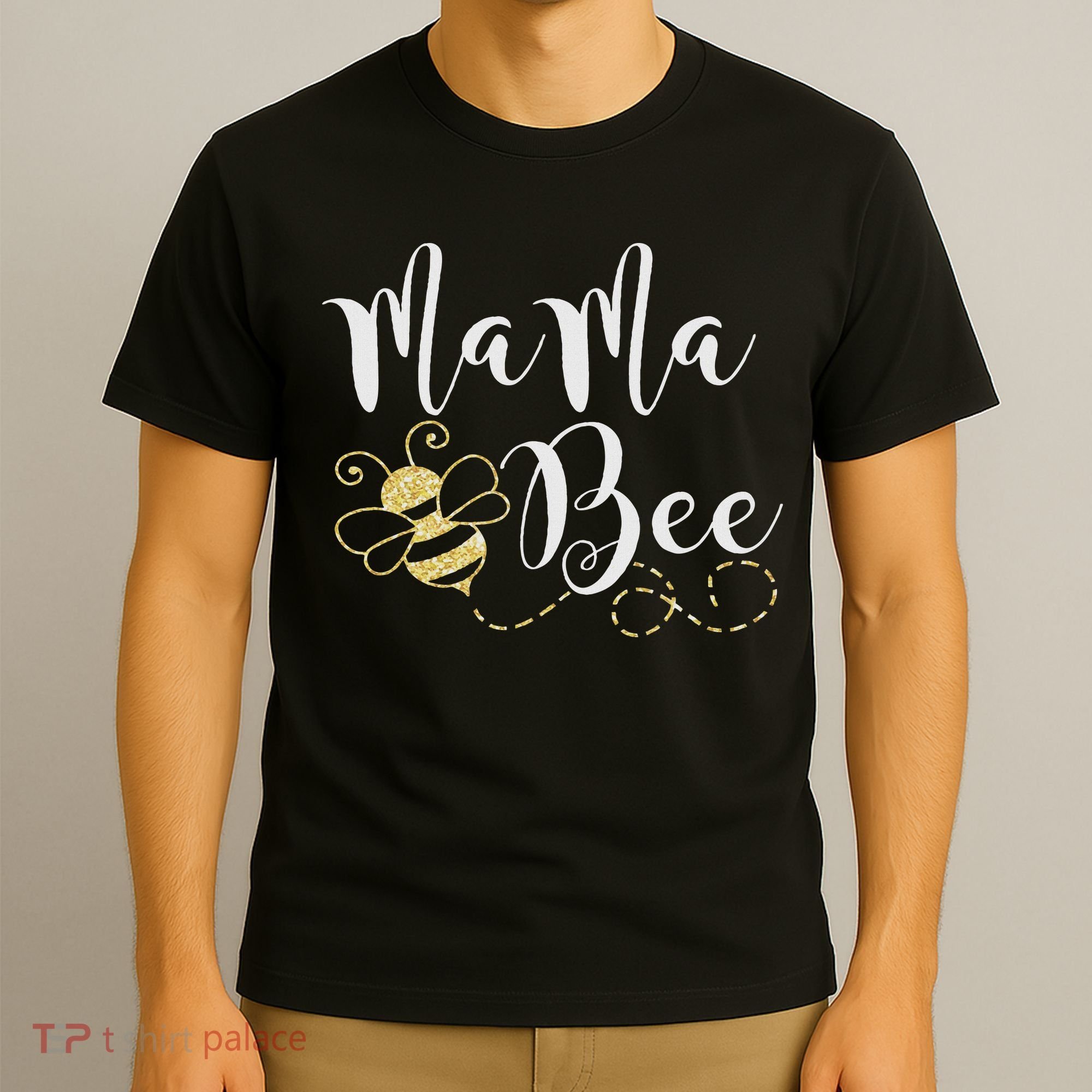 Birthday Bee Family Mama Bee Mom Mothers Gift For Women T-Shirt