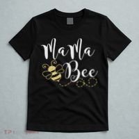 Birthday Bee Family Mama Bee Mom Mothers Gift For Women T-Shirt thumb 5