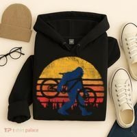 Bigfoot Bike Funny MTB Graphic Hoodie thumb 4