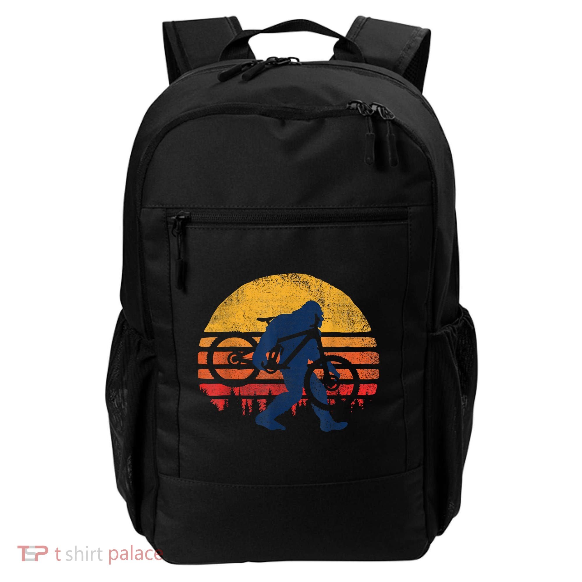 Bigfoot Bike Funny MTB Graphic Backpack