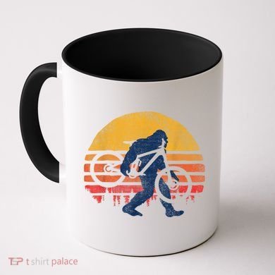 Bigfoot Bike Funny MTB Graphic Coffee Mug