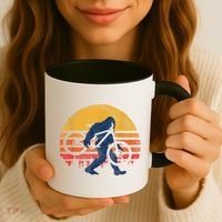 Bigfoot Bike Funny MTB Graphic Coffee Mug thumb 3