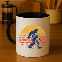Bigfoot Bike Funny MTB Graphic Coffee Mug thumb 4