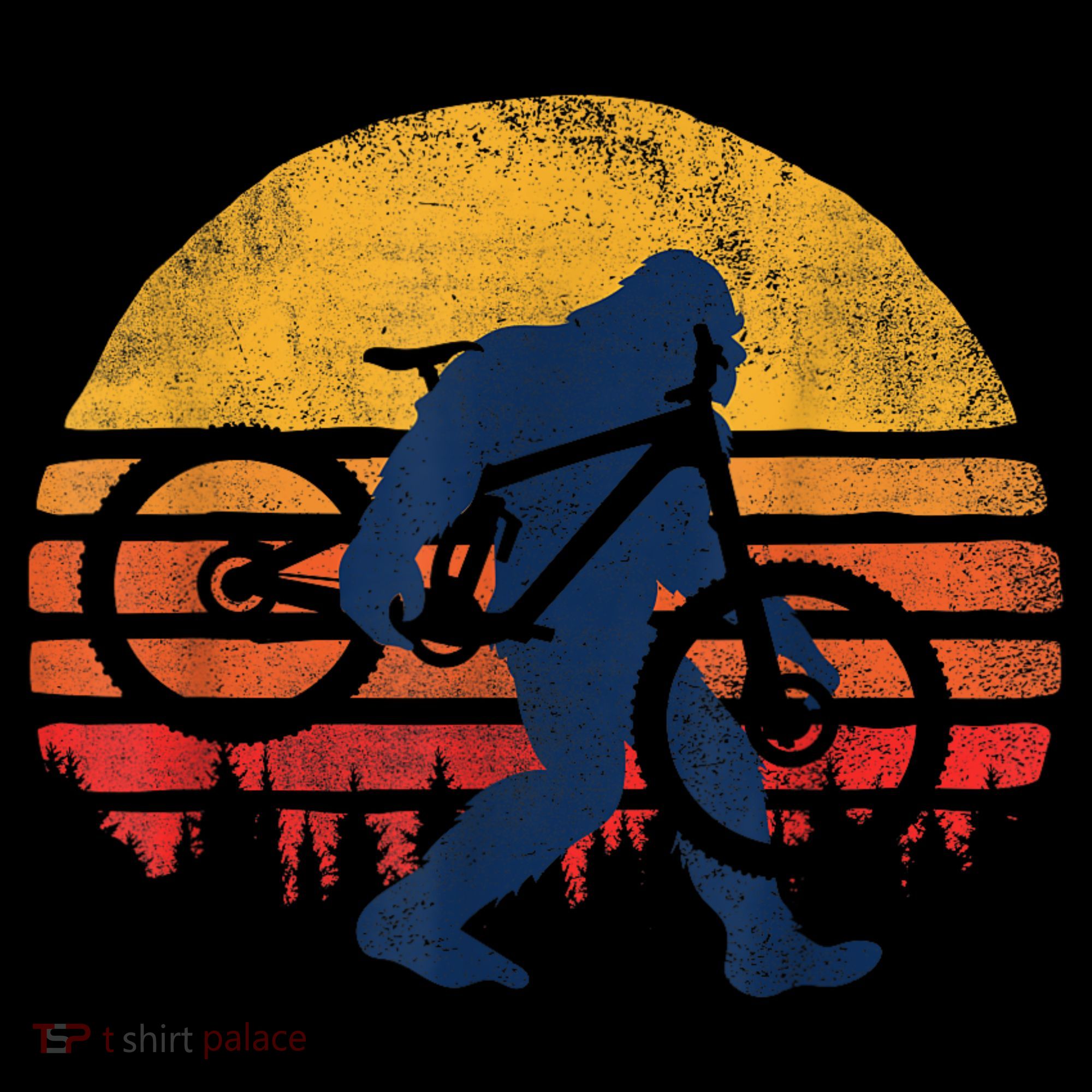 Bigfoot Bike Funny MTB Graphic Coffee Mug