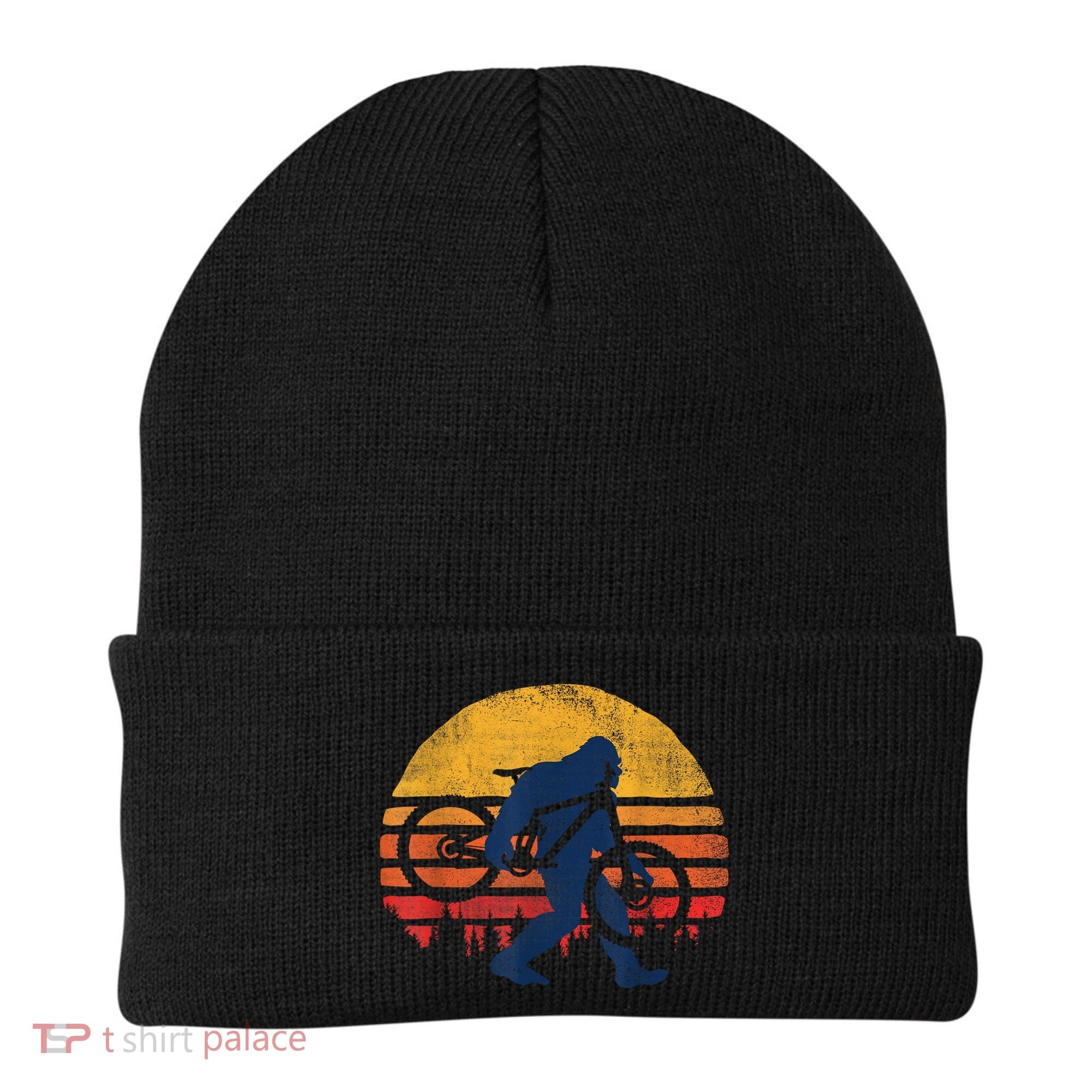 Bigfoot Bike Funny MTB Graphic Beanie