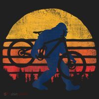 Bigfoot Bike Funny MTB Graphic Beanie thumb 2