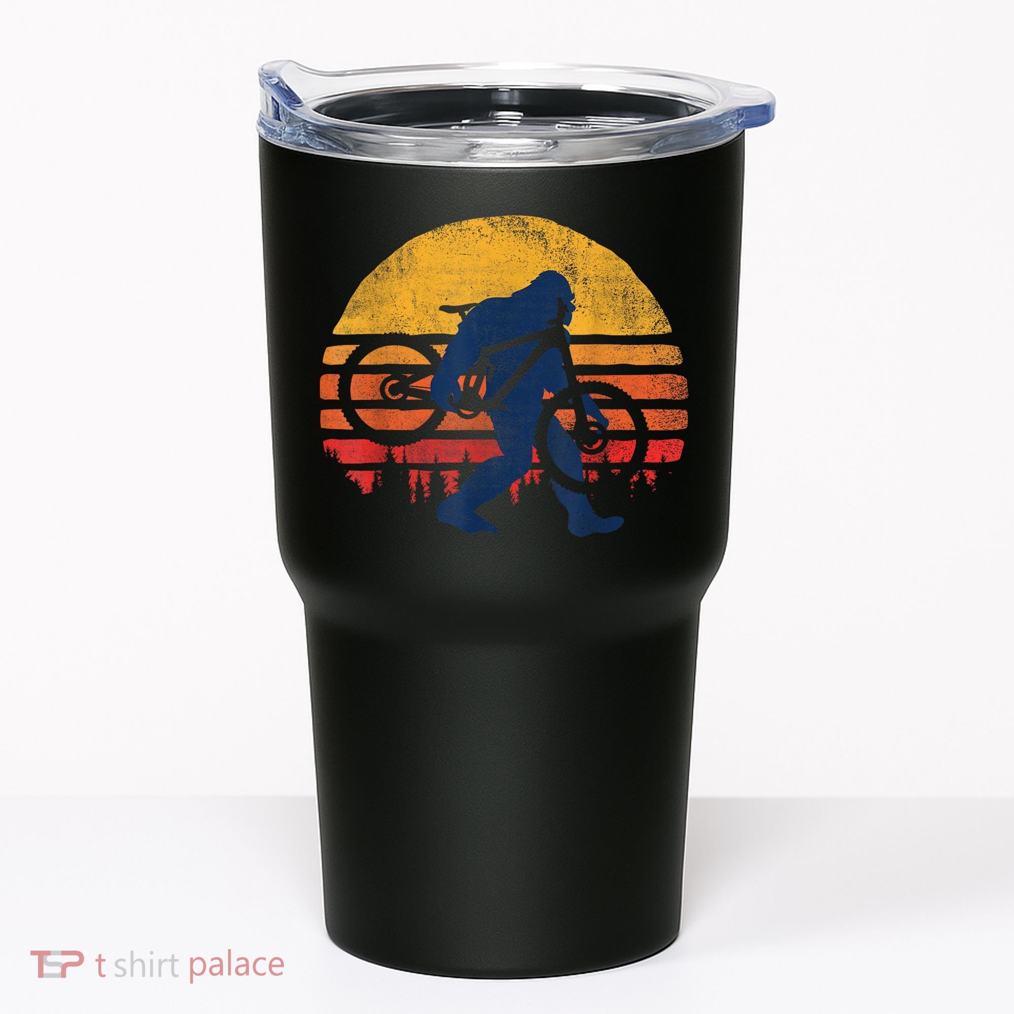 Bigfoot Bike Funny MTB Graphic Tumbler