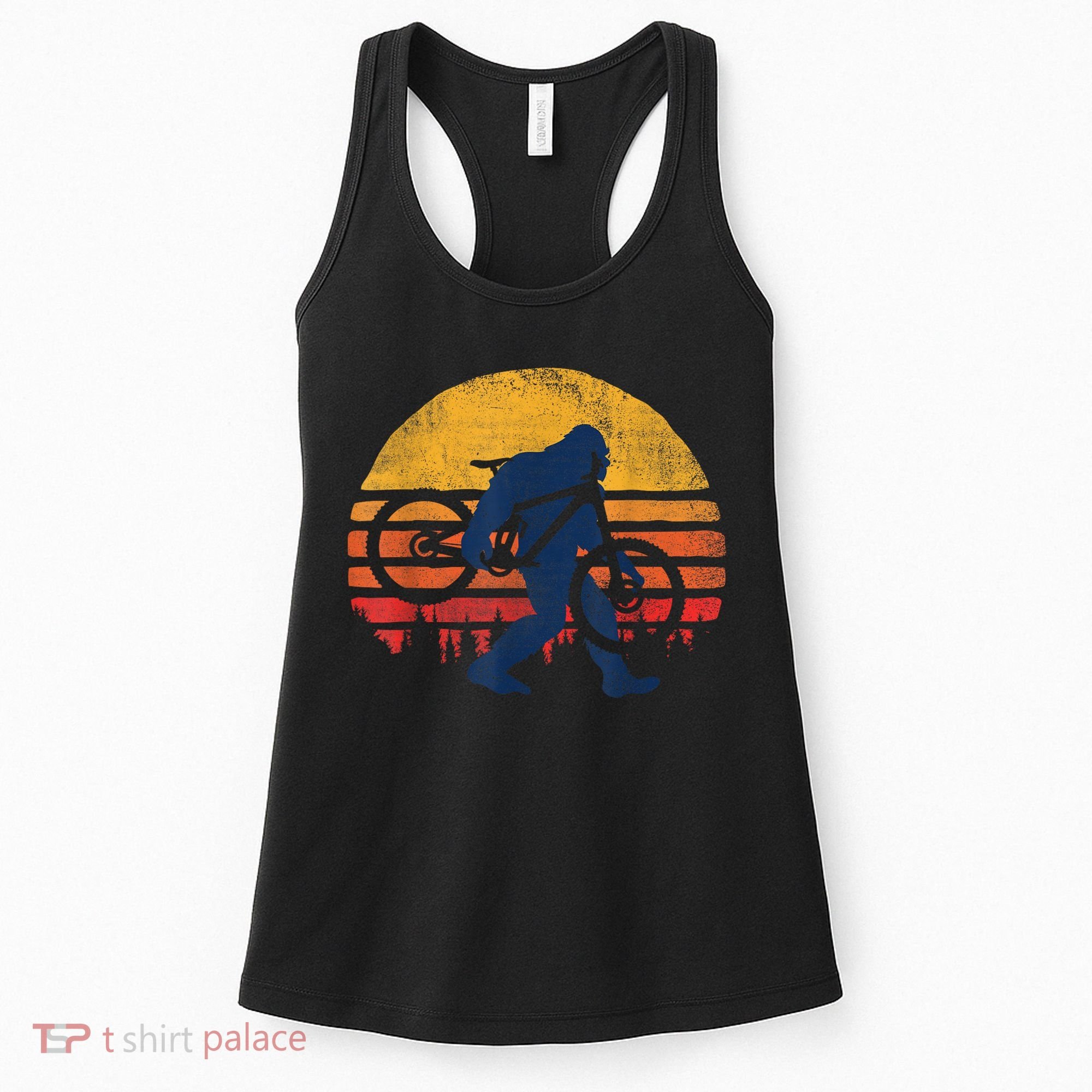 Bigfoot Bike Funny MTB Graphic Women's Tank Top