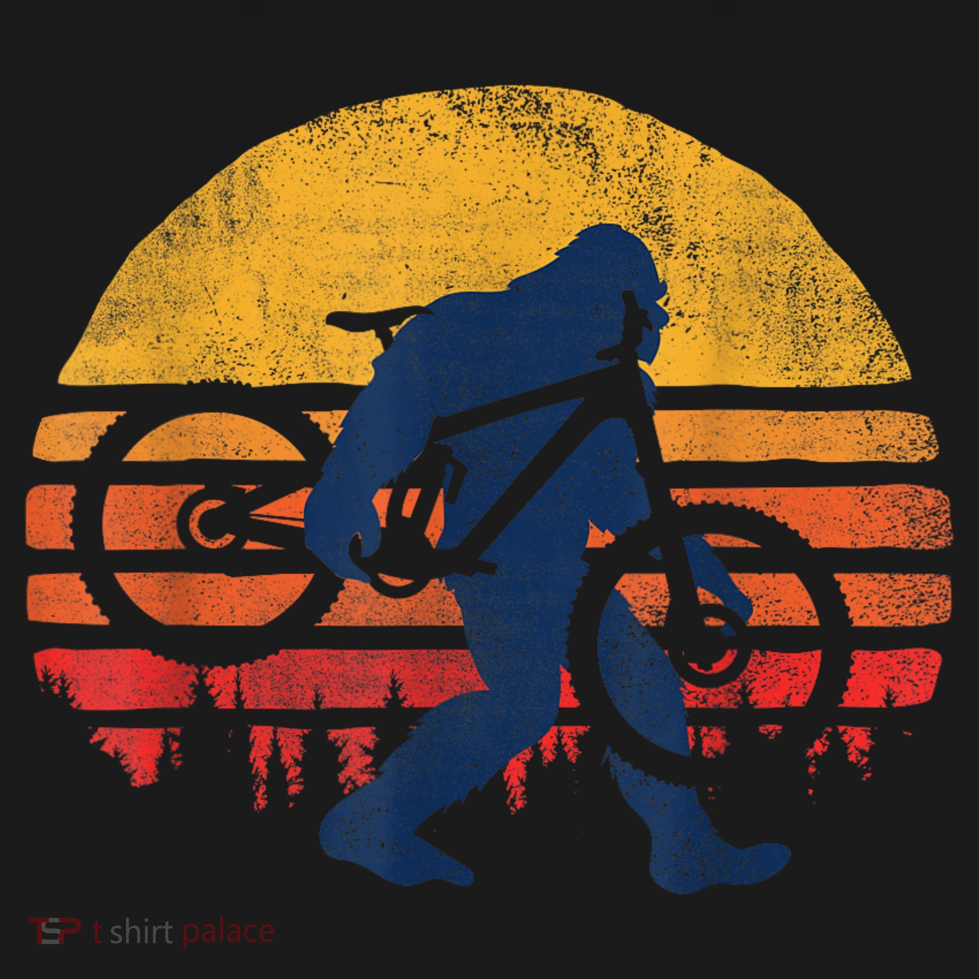 Bigfoot Bike Funny MTB Graphic Women's Tank Top
