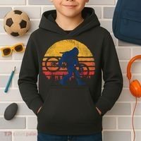 Bigfoot Bike Funny MTB Graphic Kids Hoodie thumb 2