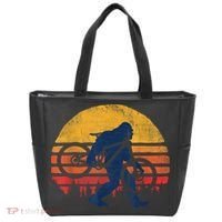Bigfoot Bike Funny MTB Graphic Tote Bag thumb 0
