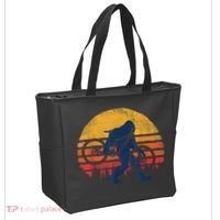 Bigfoot Bike Funny MTB Graphic Tote Bag thumb 2