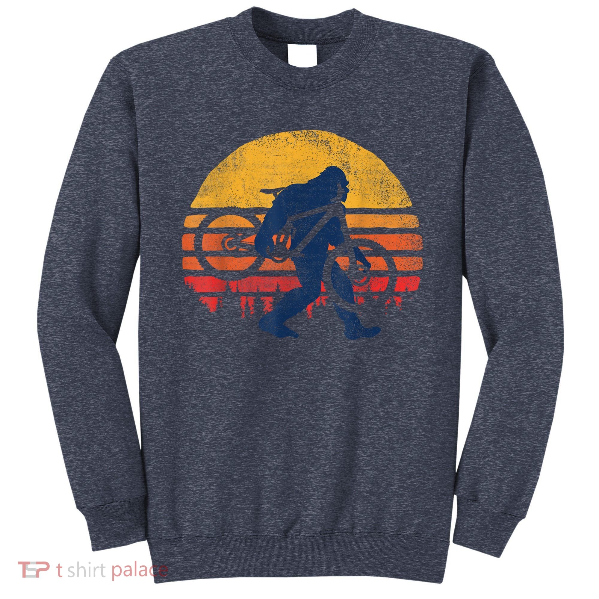 Bigfoot Bike Funny MTB Graphic Sweatshirt