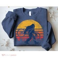 Bigfoot Bike Funny MTB Graphic Sweatshirt thumb 2