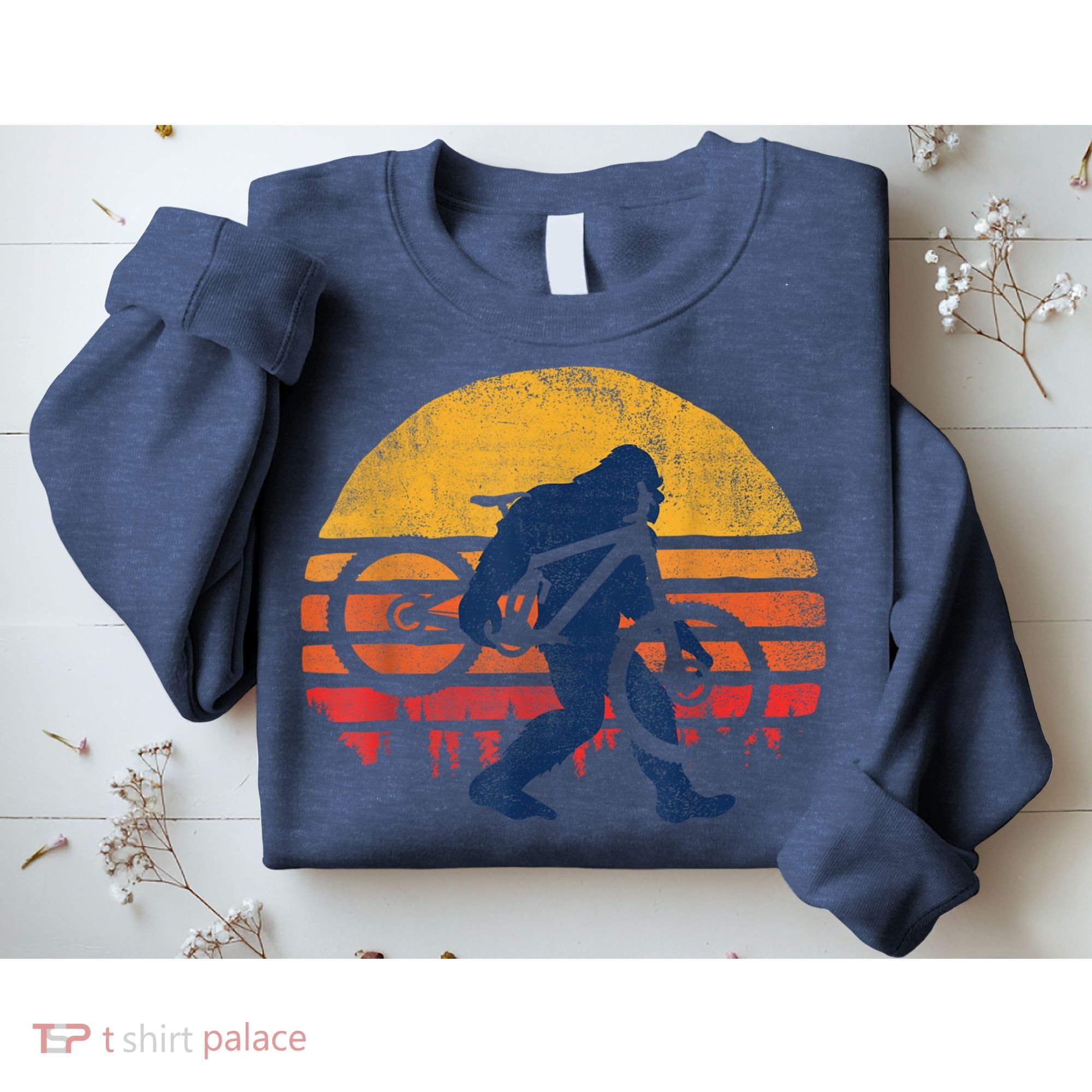 Bigfoot Bike Funny MTB Graphic Sweatshirt