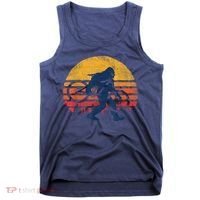 Bigfoot Bike Funny MTB Graphic Tank Top thumb 0