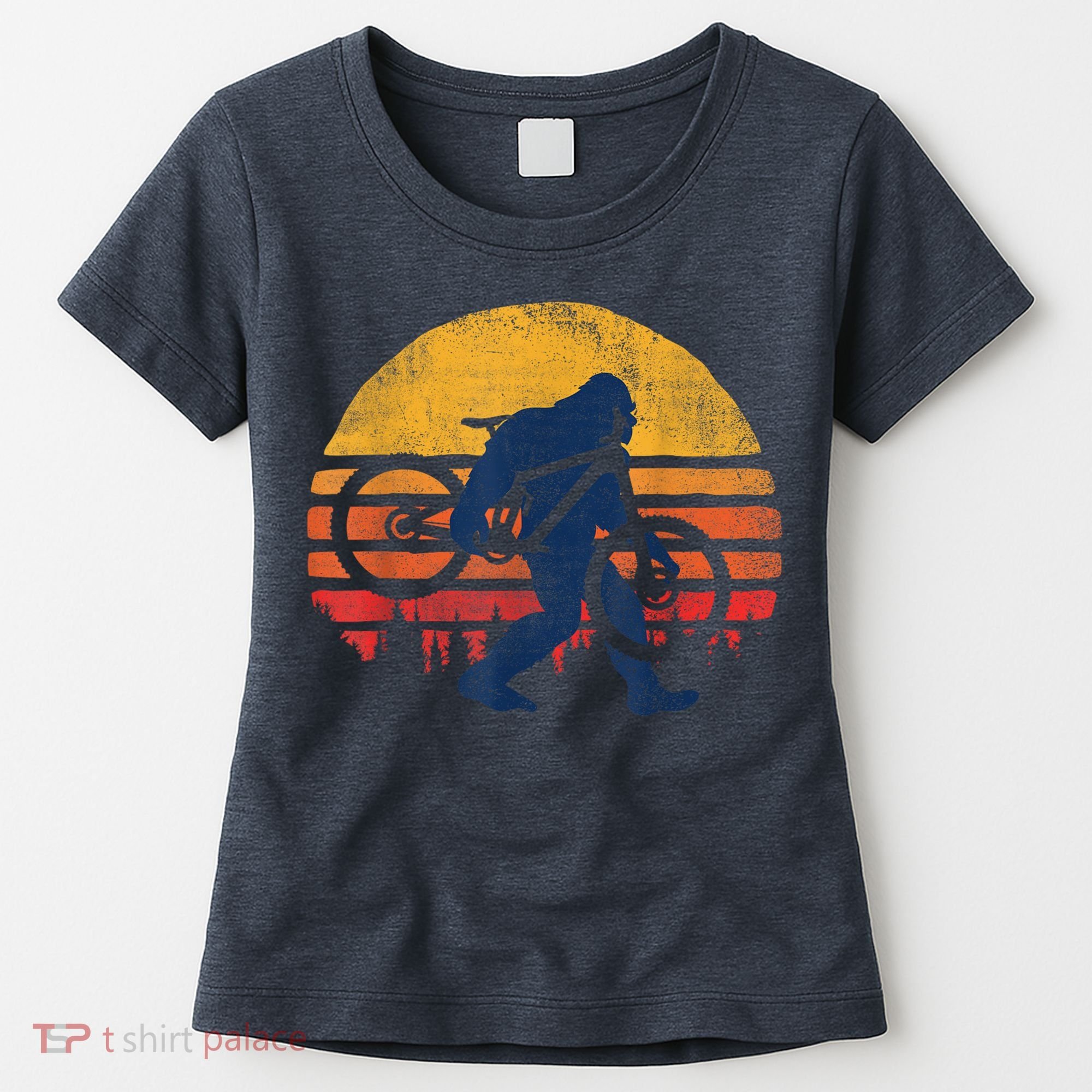 Bigfoot Bike Funny MTB Graphic Women's T-Shirt