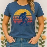 Bigfoot Bike Funny MTB Graphic Women's T-Shirt thumb 2