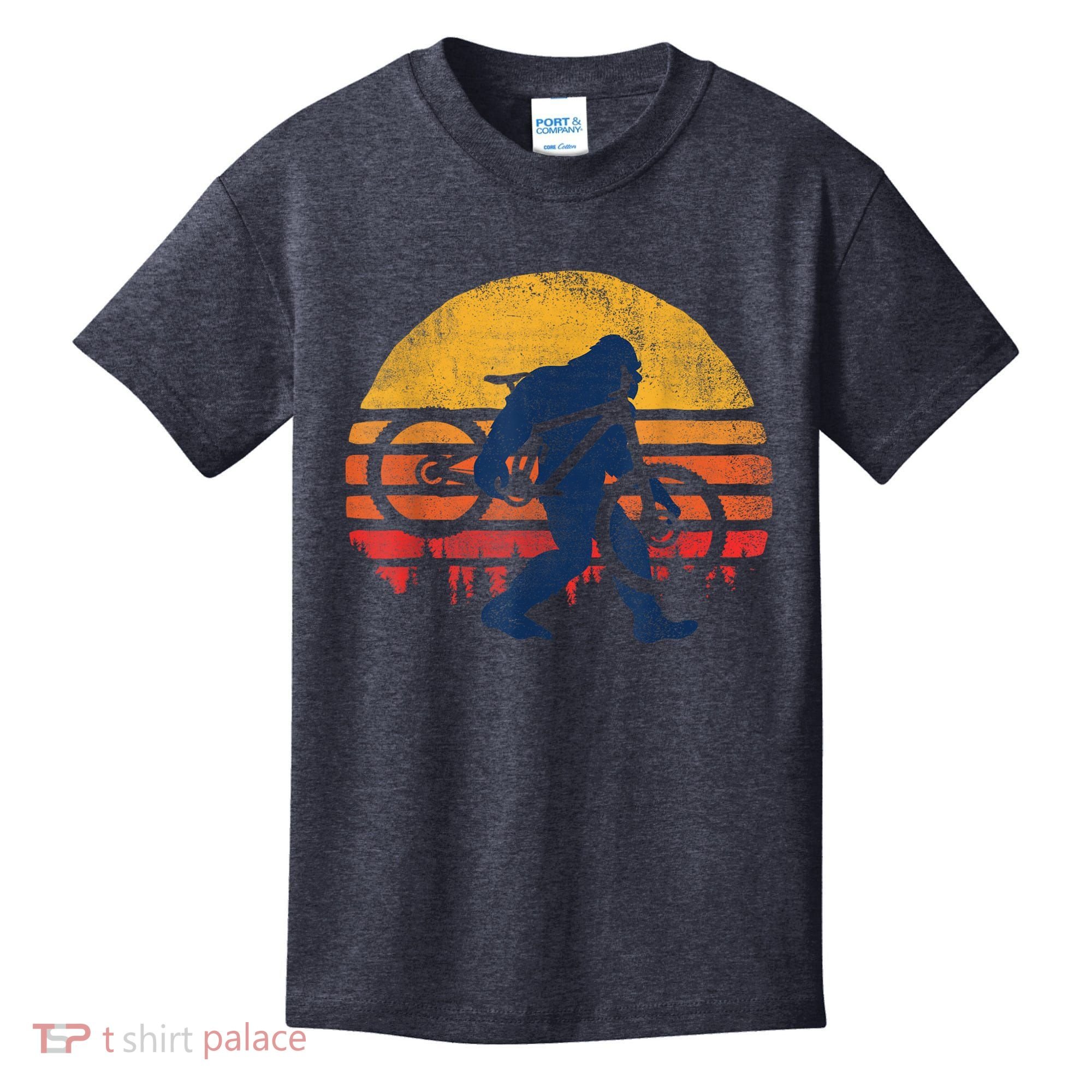 Bigfoot Bike Funny MTB Graphic Kids T-Shirt